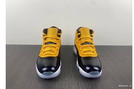 and Jordan 11 yellow AJ11 Air black 0711